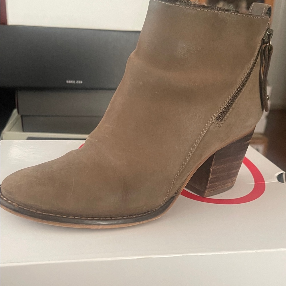 Blondo Brown Ankle Booties